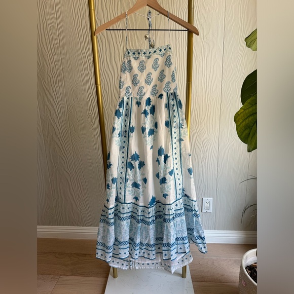 New OLIPHANT TIE STRAP MIDI- TERRA BLUE Tuckernuck - Picture 2 of 5